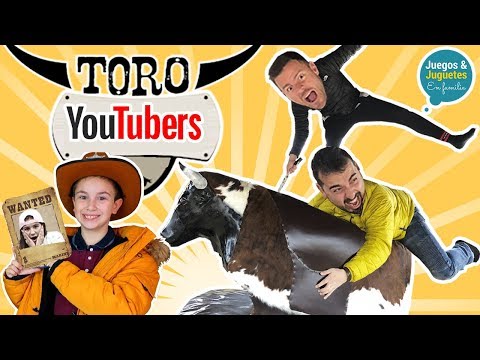 Reto TORO MECÁNICO entre YOUTUBERS 🐂 Mikeltube, ItarteVlogs, Saneub y Familukis