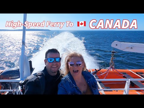 2 Days in Victoria BC | Taking a High-Speed Ferry to Canada