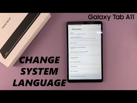 How To Change Language On Samsung Galaxy Tab A11