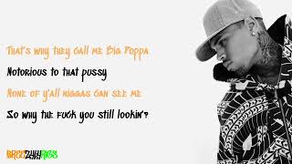 Chris Brown - Roller Coaster (feat. HoodyBaby, Tracy T &amp; Keeis Stackz) [LYRIC VIDEO]