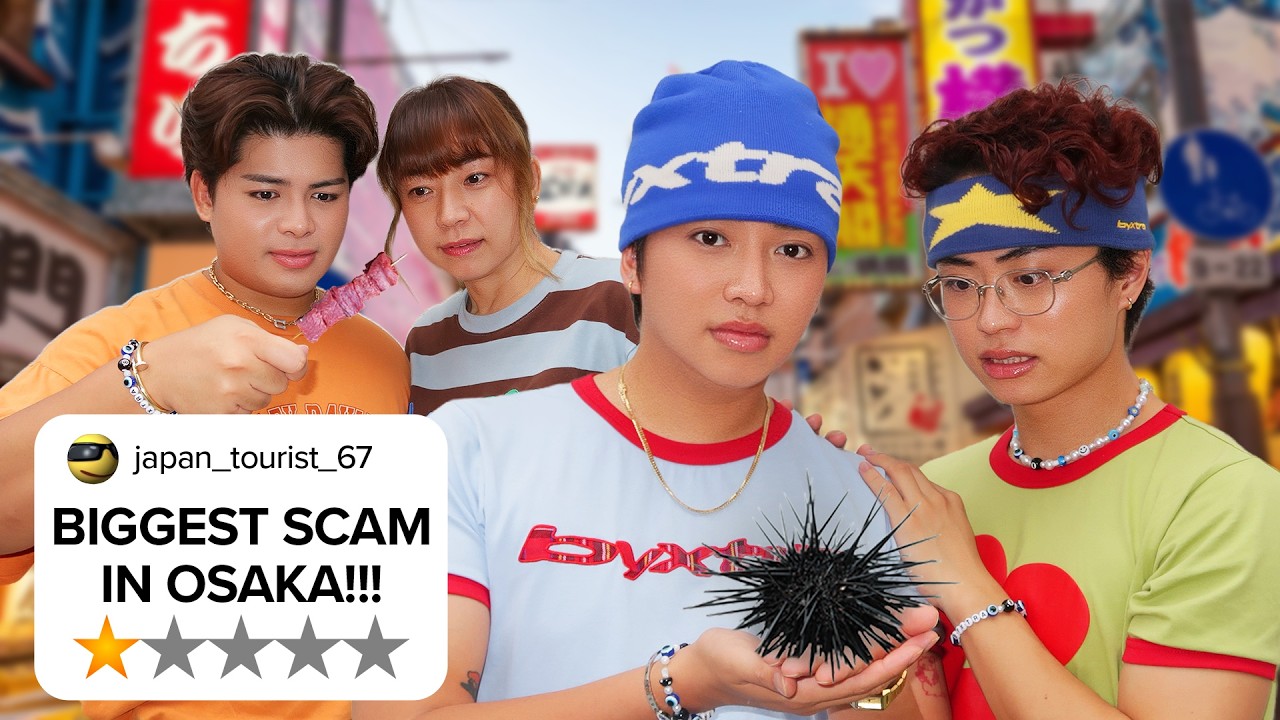 We Went to ONLY TOURIST TRAPS in OSAKA, Japan for 24 Hours
