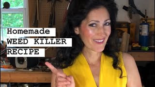Homemade WEED Killer recipe using Vinegar, Salt and Dawn. Kill Weeds without Harmful Chemicals #diy