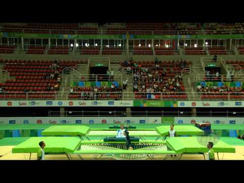 KASPARYAN Anna (UZB) - 2016 Olympic Test Event, Rio (BRA) - Qualification Trampoline Routine 1