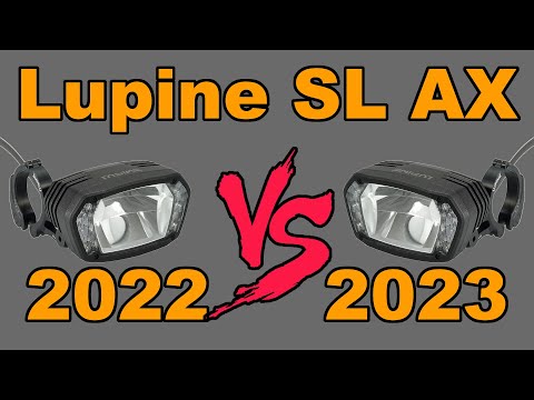 Lupine SL AX - 2022 vs 2023 - 2200 Lumen vs 3800 Lumen