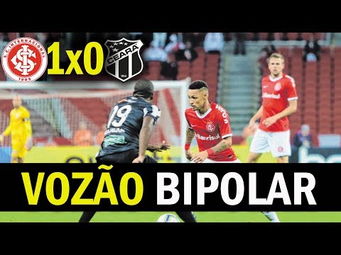 Internacional 1x0 Ceará: Vozão que derrotou o Palmeiras não foi ao Beira Rio