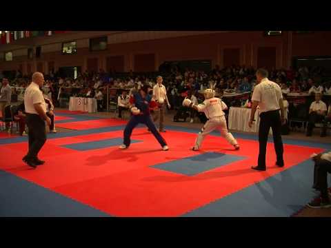 Adrienn Kadas v Natasha Walker   WAKO World Championships 2013