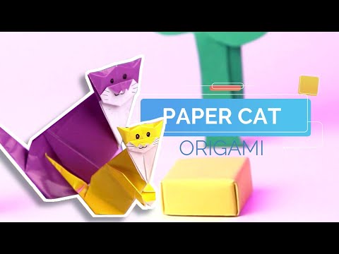 How to Make an Origami Cat!