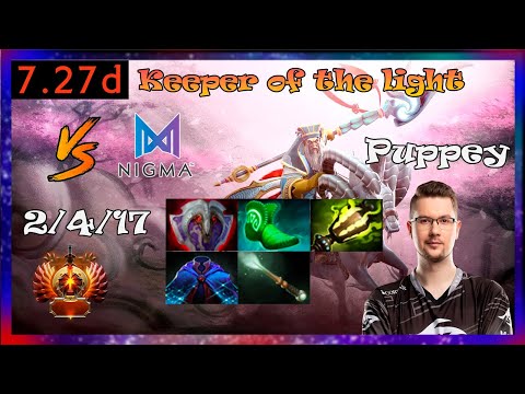 Puppey keeper of the light kotl vs nigma  | Full Gameplay 7.27d | Dota 2 Pro Replays