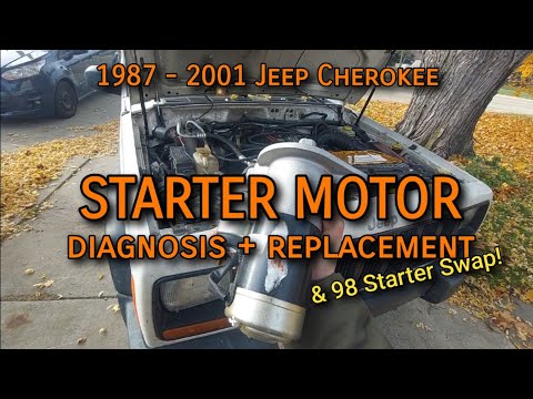 Jeep Cherokee: Starter Diagnosis & Replacement - No Crank Fix & 1998- Starter Swap [‘87-‘01 XJ]