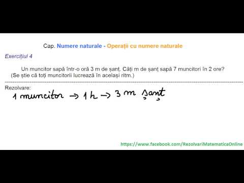 Clasa a VI-a Cap. Numere naturale - Operatii cu numere naturale - ex. 4