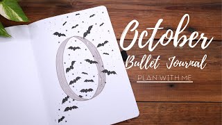 2021 October Bullet Journal | Bat Theme Bullet Journal Setup | October Plan with Me