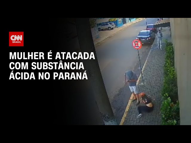 Mulher é atacada com substância ácida no Paraná | CNN Novo Dia