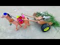 How To Make Camel Cart Loading Cows Handmade