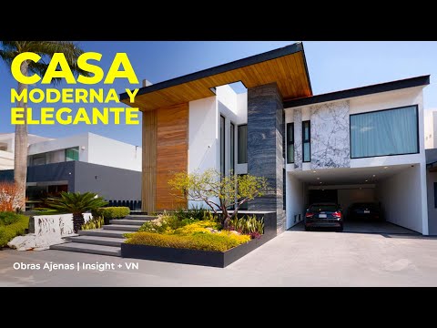 MODERN HOUSE WITH MARBLE AND PAROTA WOOD | Obras Ajenas | Insight Architecture + VN Constructores