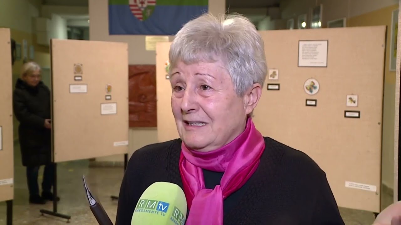 "Üvegfestõ varázslat" házi kiállításunk a Rákosmente TV tudósítása 2023.01.26.