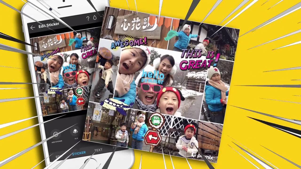 PicMix Photo and Video Editing Features