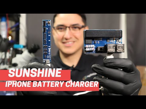 iPhone External Battery Charger. MUST HAVE for Repair Shops! How To Use Sunshine SS-909 & Review