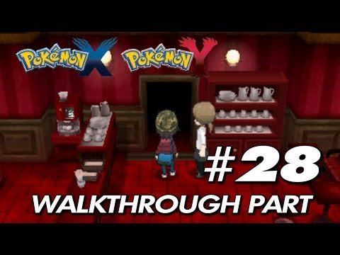 Pokemon X & Y - Walkthrough Part 28 "Lysandre Cafe / Hidden Door Password"
