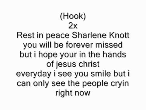 Just Killed It Recordz - RIP Sharlene Knott  (with Lyrics)