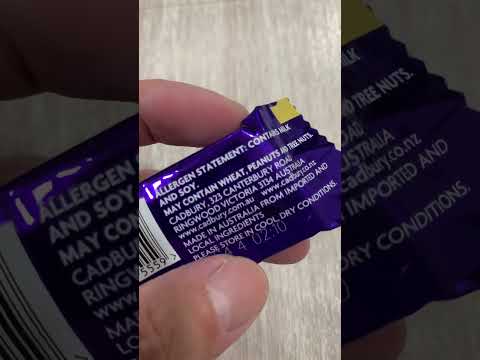Delicious Cadbury Dairy Milk Caramello Koala Chocolate from Australia! #shorts