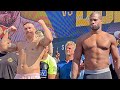 Oleksandr Usyk vs Daniel Dubois • FULL WEIGH IN & FACE OFF VIDEO