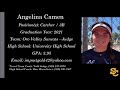 Angelina Camen 2021 Catcher/Corner Infielder