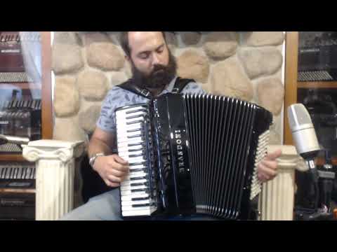 BRAN147LCOMP - Black Brandoni 147 Liberty Compact Piano Accordion LMMH 37 96 $7499