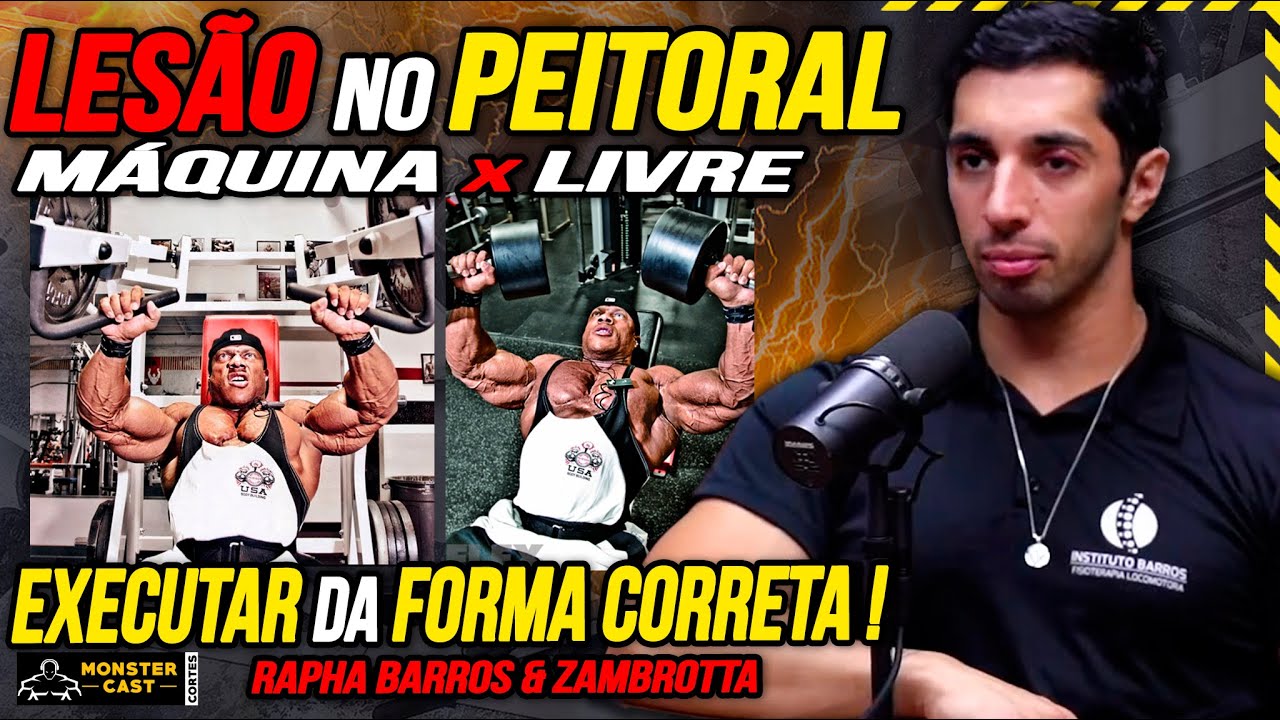 LESÕES NO PEITO ! MÁQUINAS DA ACADEMIA SÃO AS VERDADEIRAS VILÃS !? | RAPHA BARROS & ZAMBROTTA