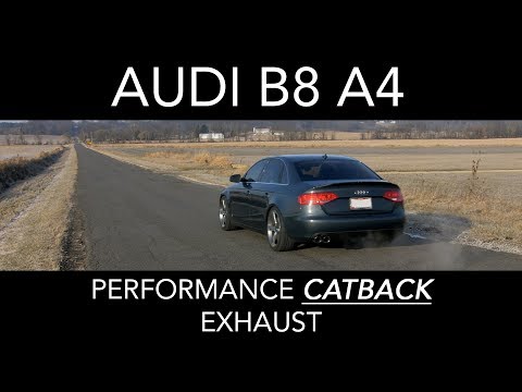 ECS Tuning Audi B8/B8.5 A4 2.0T Single Exit Valved Cat-Back Exhaust System