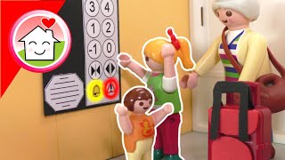 Playmobil Familie Hauser - Fahrstuhl fahren mit Anna und Lena