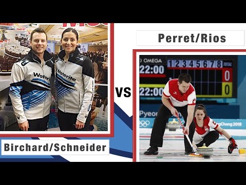 Birchard/Schneider vs Perret/Rios Round Robin Qualico Mixed Doubles Classic 2019