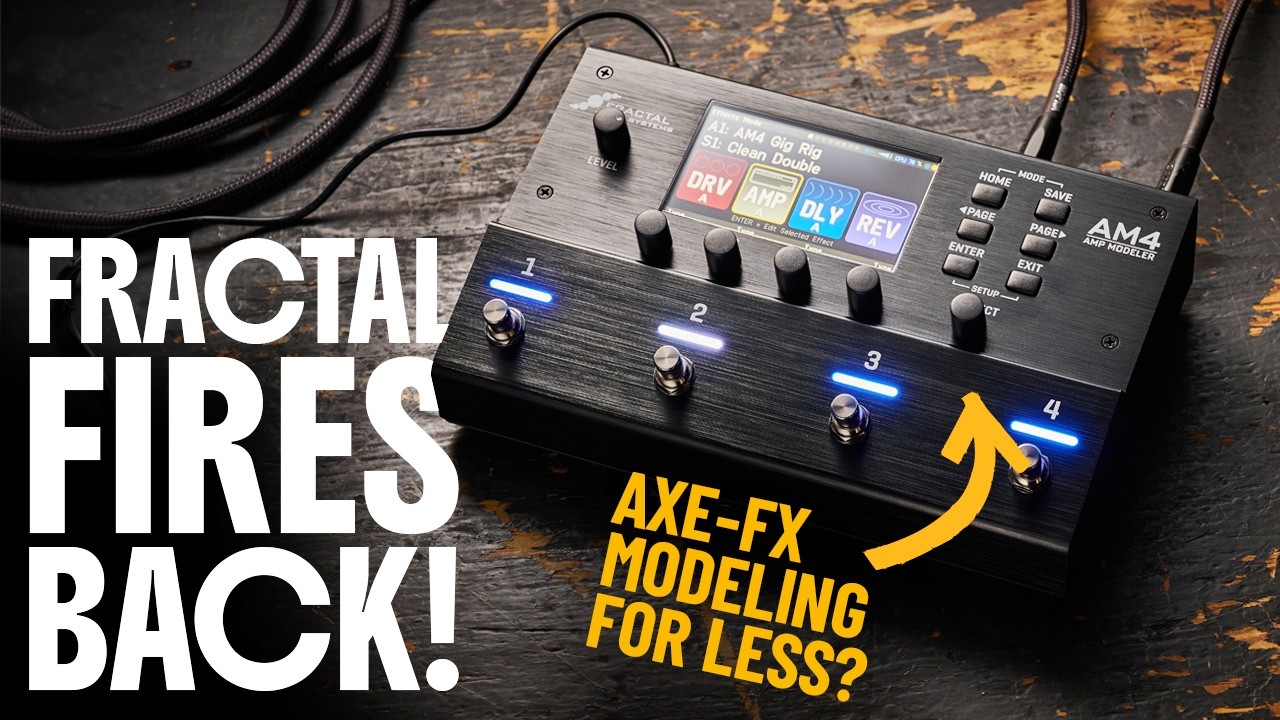 Fractal AM4 Amp Modeler demo: Axe-FX III algorithms in a compact format - YouTube