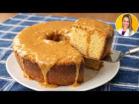 Super EASY LOW CARB Cake, Fluffy and Delicious! ZERO SUGAR and GLUTEN! Few Ingredients