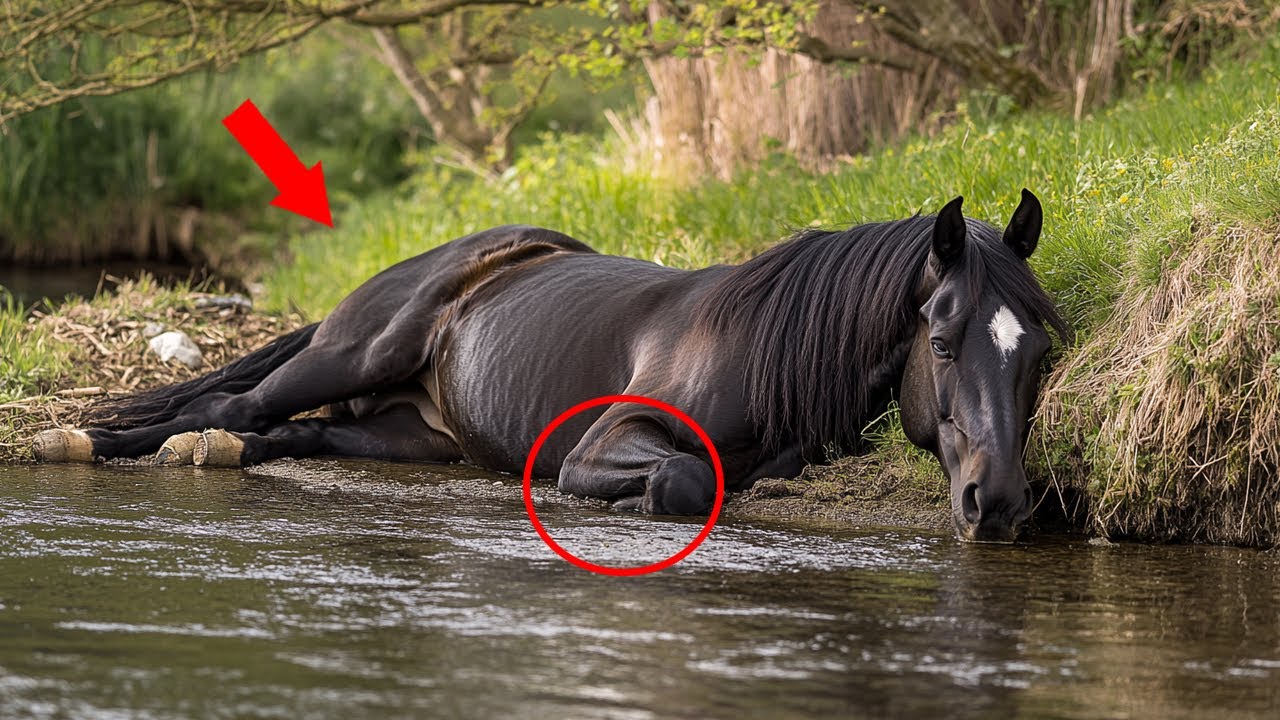 MILLIONAIRE ABANDONS HIS LAME AND INJURED HORSE...  then he turned around and...