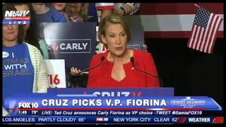Carly Fiorina sings on purpose
