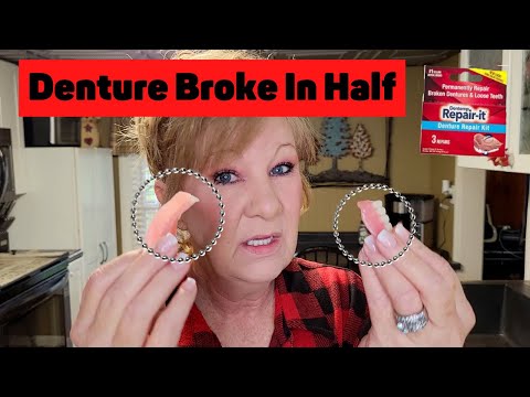 How To Repair a BROKEN DENTURE With Repair It Denture Kit At Home