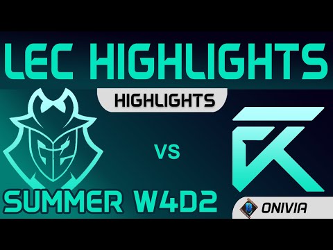 G2 vs XL Highlights Summer W4D2 LEC Summer 2020 G2 Esports vs Excel Esports by Onivia