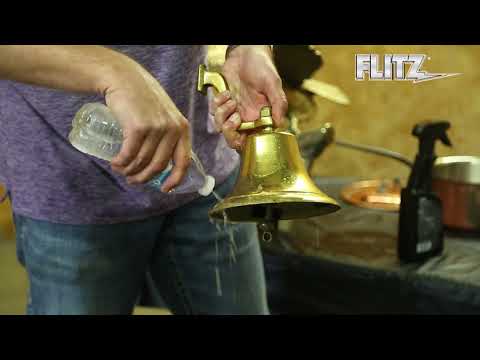 Flitz! World's Greatest Tarnish Remover! Copper! Brass! Bronze! Clean and polish! Here's how!