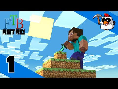 FTB Retro - Díl 1. - Skvělý módovaný skyblock - Nakashi [CZ]