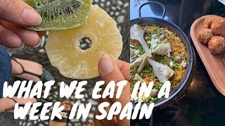 What we eat in a week in Spain