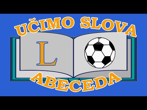 Slova za djecu - ABECEDA - učimo abecedu - ucimo slova, crtani za djecu na hrvatskom - Pepi TV