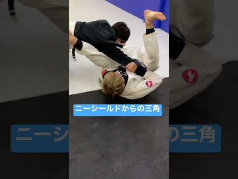 ニーシールドからの三角