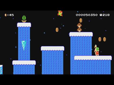 Snowy Snowfield by Mop it up - Super Mario Maker 2 - No Commentary 1bu