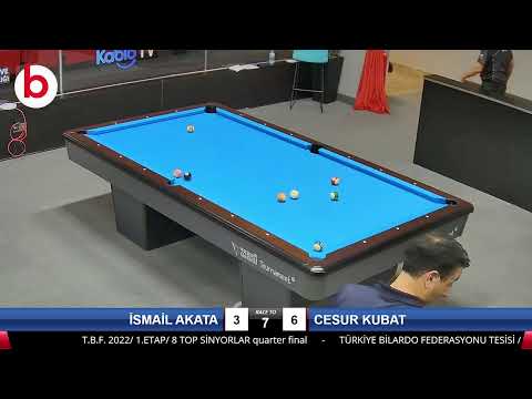 İSMAİL AKATA & CESUR KUBAT Bilardo Maçı - 