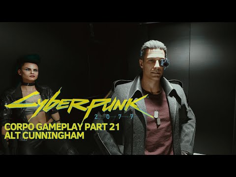 CYBERPUNK 2077 ULTRAWIDE - CORPO GAMEPLAY WALKTHROUGH - PART 21 - ALT CUNNINGHAM