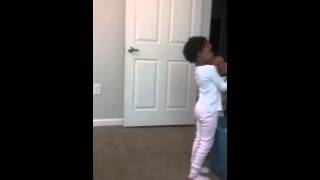 My brother is crying in the house.