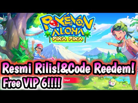 Resmi Rilis !!! Code Reedem & 9k Diamond Free !! Pokemon Aloha Pika Pika