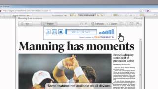 Denver Post Digital Replica Edition Tutorial Overview
