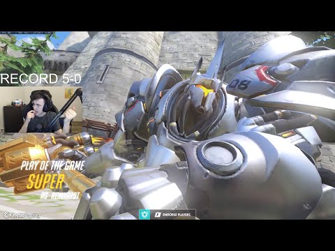 POTG! SUPER INSANE NANO REINHARDT GAMEPLAY OVERWATCH SEASON 29 TOP 500