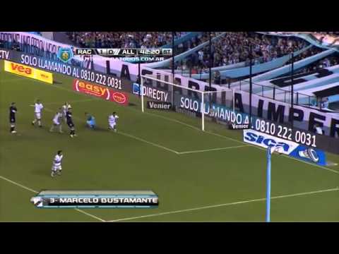 Gol de Bustamante Racing 1-All Boys 1 Fecha 5 Torneo Final 2014 Fútbol Para Todos